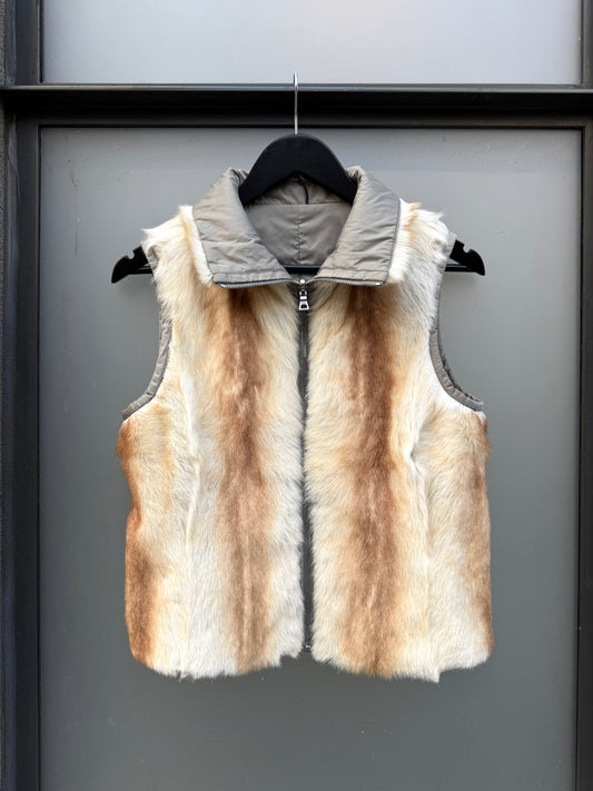 Early 2000’s Prada Sport Reversible Fur Vest