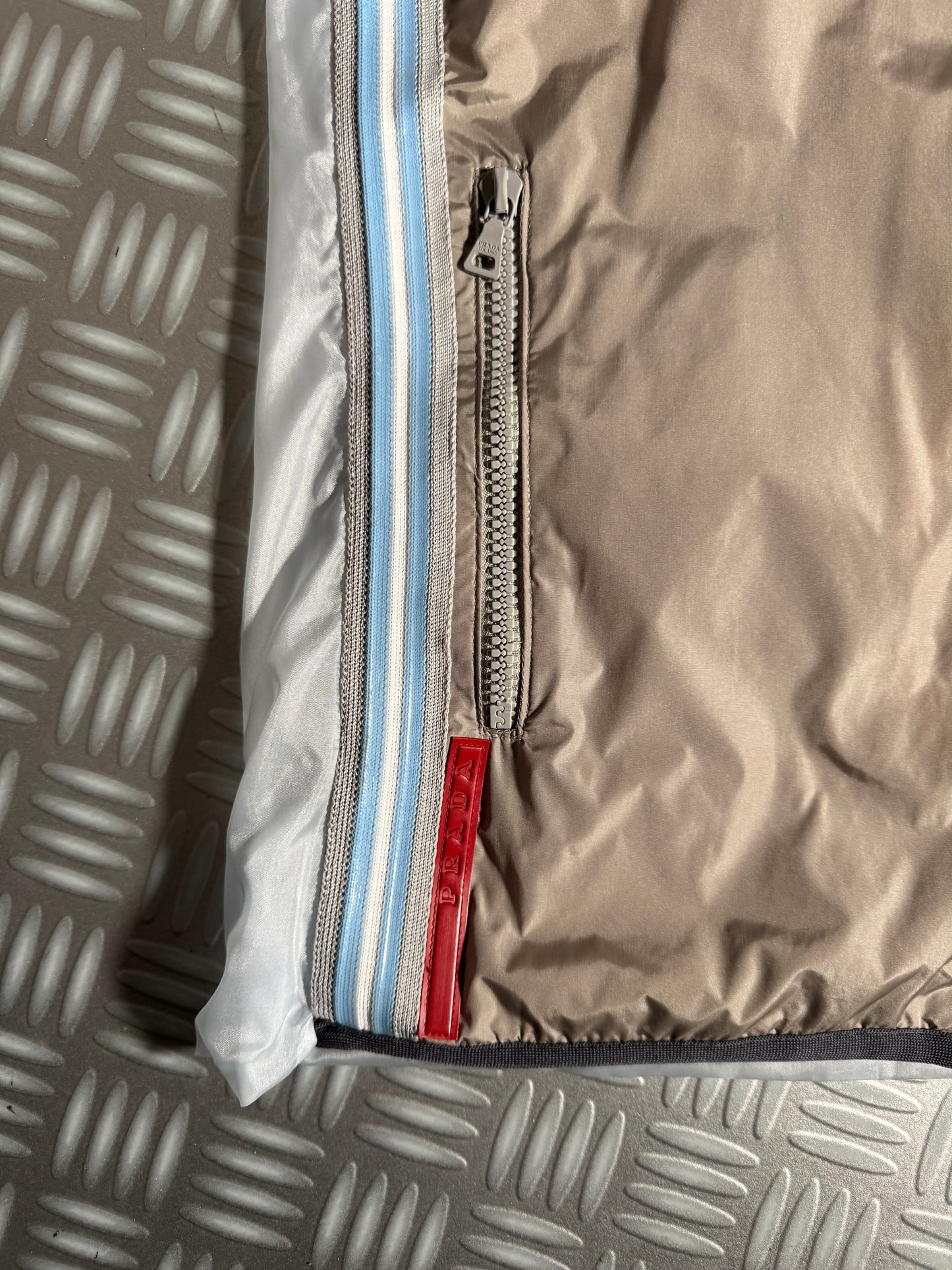 SS00’ Prada Sport Semi Transparent Back 3M Hooded Vest