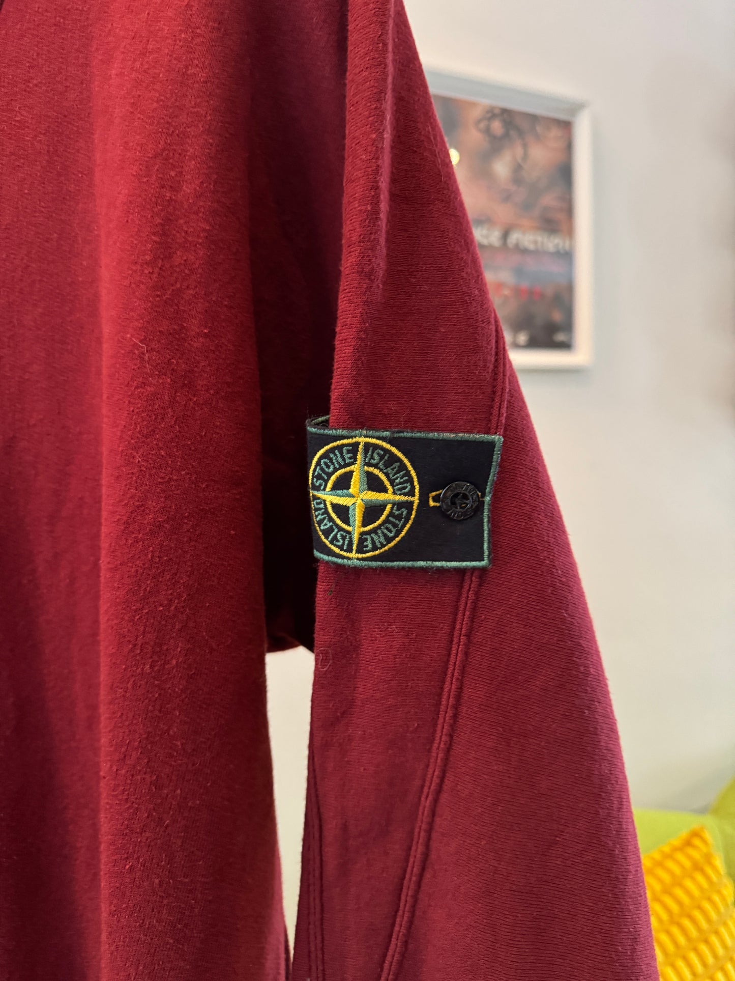 1980’s Stone Island Deep Wine Red Rollneck