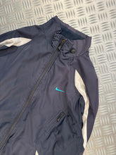 Carica l&#39;immagine nel visualizzatore di Gallery, Early 2000&#39;s Nike Midnight Navy Dual Front Pocket Windbreaker Jacket