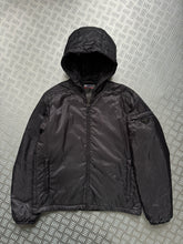 Charger l&#39;image dans la galerie, AW13’ Prada Mainline Padded Rip-Stop Nylon Shimmer Hooded Jacket - Medium / Large