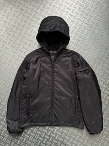 AW13’ Prada Mainline Padded Rip-Stop Nylon Shimmer Hooded Jacket - Medium / Large