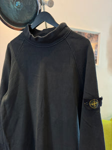 Early 2000’s Stone Island Deep Navy Mockneck Sweater - Extra Large