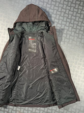 画像をギャラリービューアに読み込む, Early 2000’s Prada Brown Padded Jacket - Womens 6-8