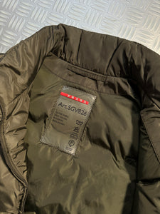 Early 2000’s Prada Sport Deep Khaki Padded Gilet - Medium