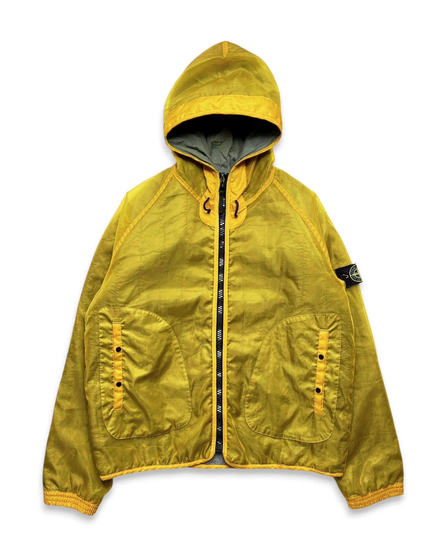 AW03’ Stone Island Bright Yellow Padded Monofilament
