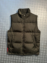 画像をギャラリービューアに読み込む, Early 2000’s Prada Sport Deep Khaki Padded Gilet - Medium