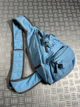 Charger l&#39;image dans la galerie, Early 2000&#39;s Prada Baby Blue Multi Pocket Cross Body Bag