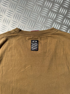 Early 2000’s Oakley Software Longsleeve Brown Tee - Large / Extra Large