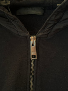 Early 2000’s Prada Black Tab Zipped Hoodie - Small / Medium