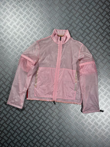 SS00’ Prada Sport Semi-Transparent Baby Pink 2in1 Jacket