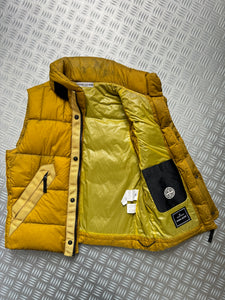 AW08’ Stone Island Opaque Bright Yellow Padded Goose Down Vest -