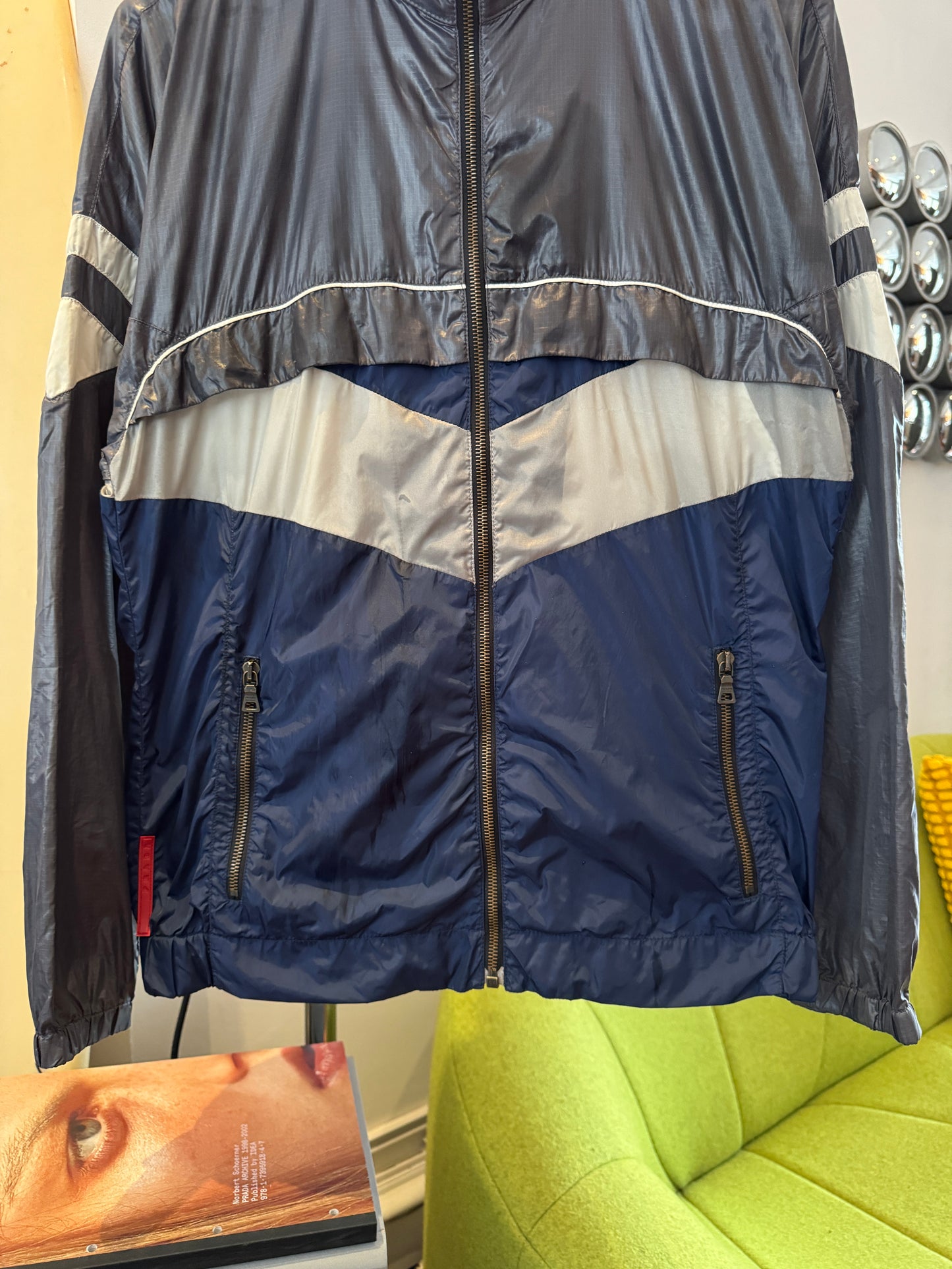 SS08’ Prada Sport Panelled Nylon Jacket - Small / Medium