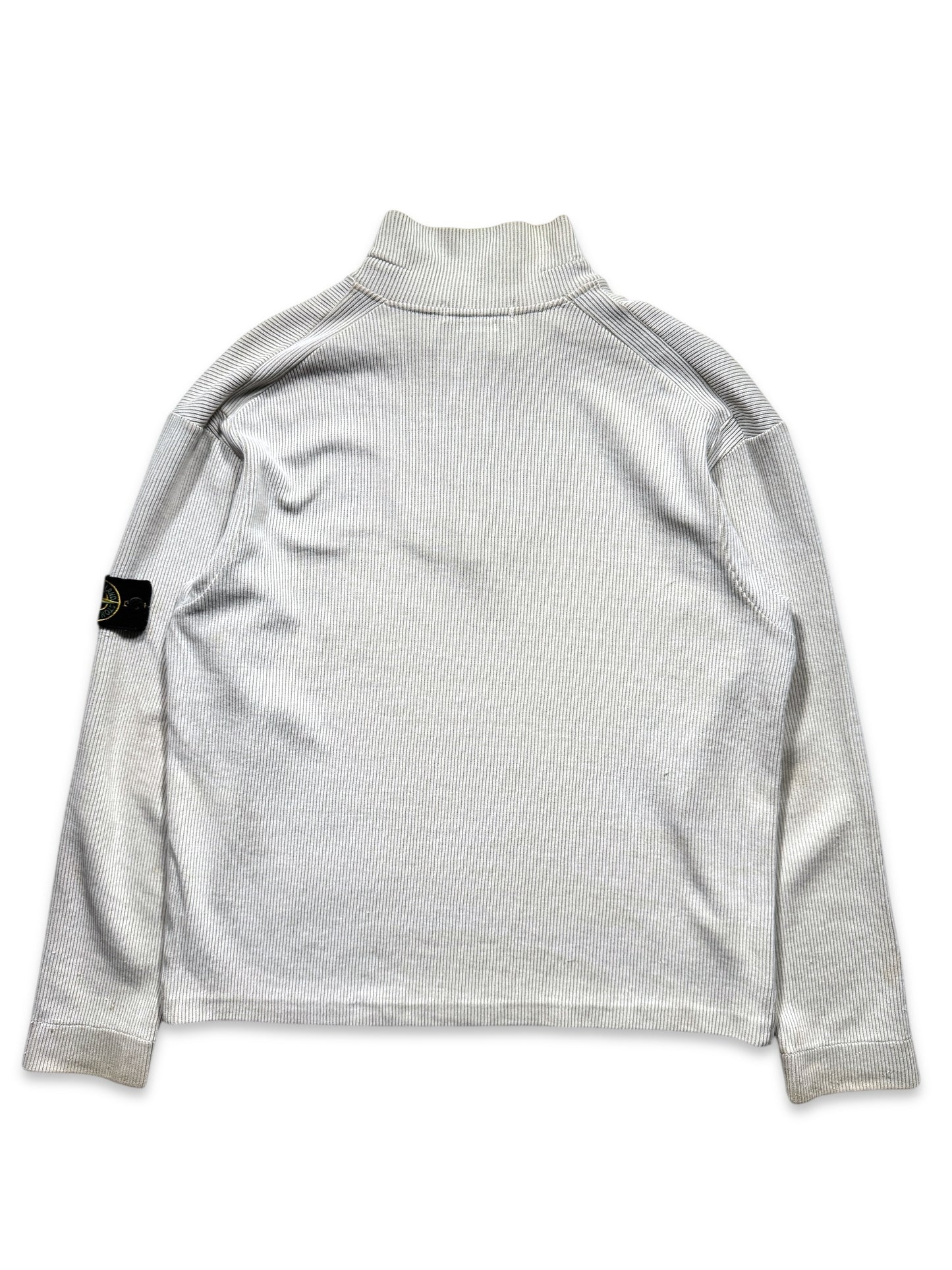 AW02’ Stone Island Ribbed Cotton 1/4 Zip