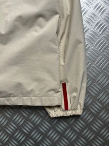 Early 2000’s Prada Sport Ivory Stash Pocket Gore-Tex Jacket