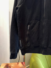 画像をギャラリービューアに読み込む, Early 2000’s Prada Black Tab Zipped Hoodie - Small / Medium