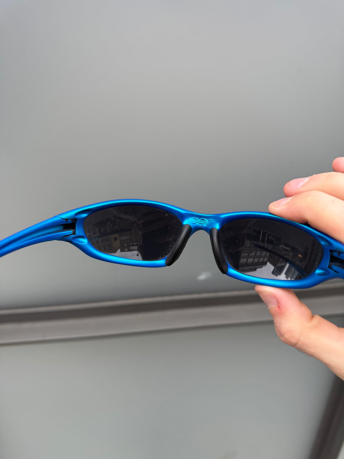 Early 2000’s Oakley Twenty XX Electric Blue Sunglasses