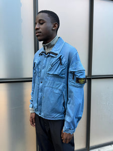 1990’s Stone Island Petrol Blue Multi Pocket Jacket