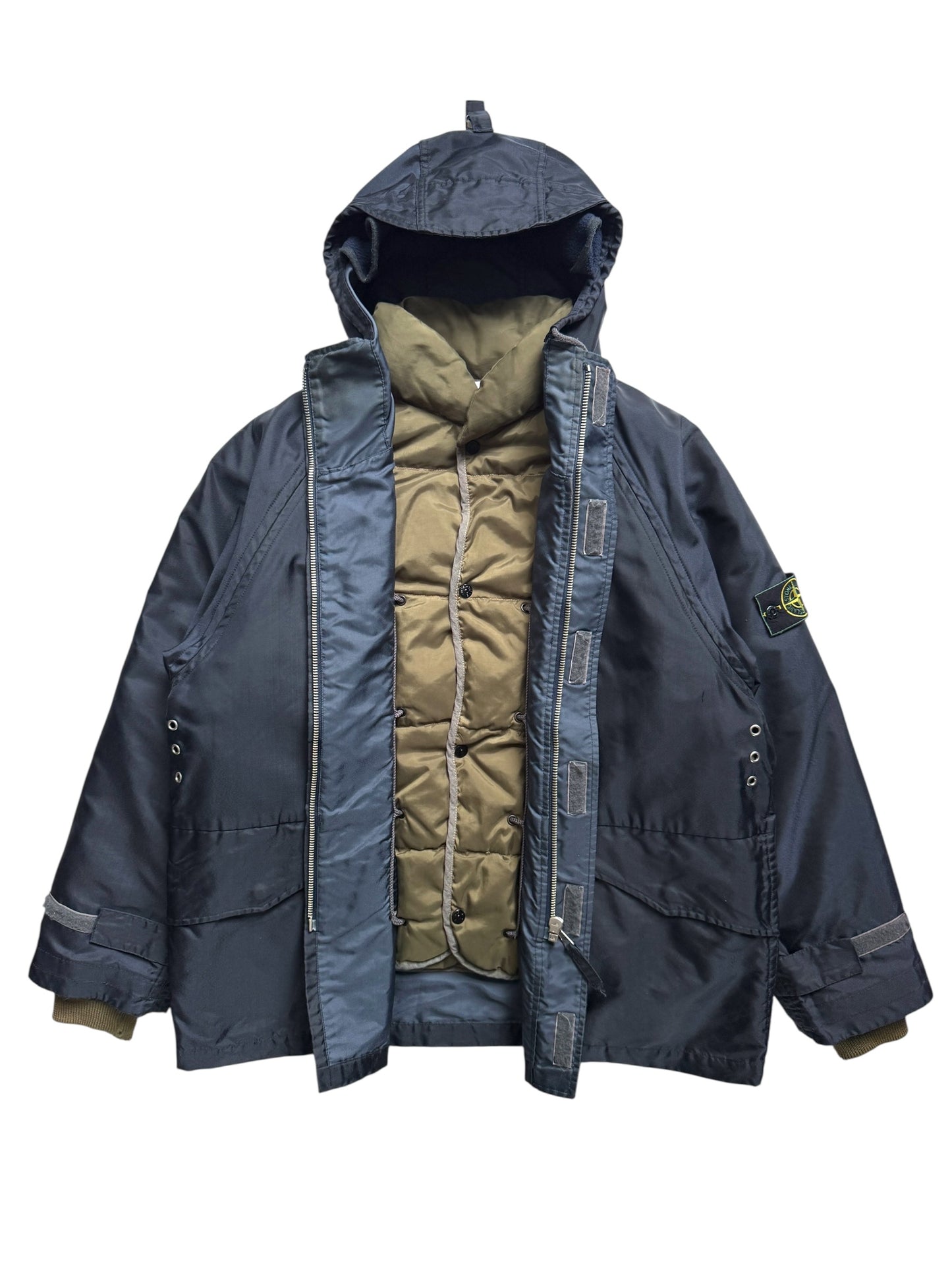 1990’s Stone Island Dutch Rope Balaclava Formula Steel Jacket