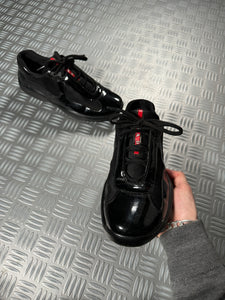 Prada Black Patent American Cups - UK8/8.5 / US9/9.5