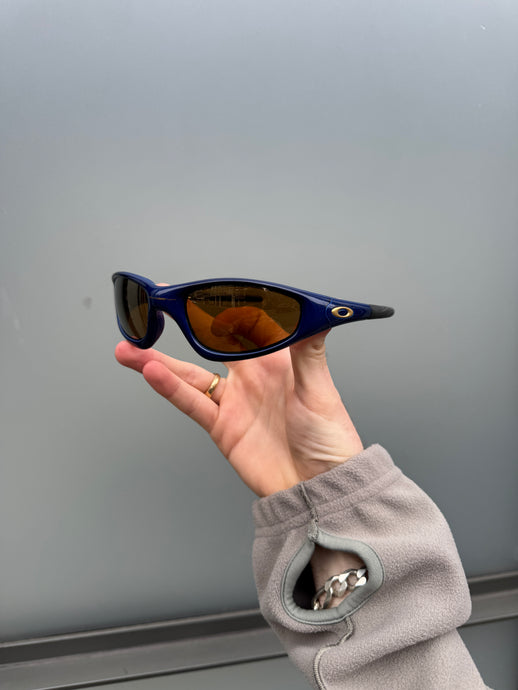 1990’s Oakley Straight Jacket Midnight Navy Sunglasses