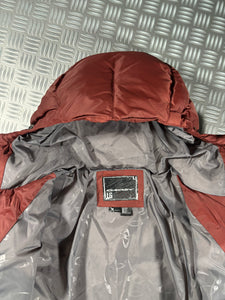 Oakley Software Burgundy Padded Puffer Jacket - Large