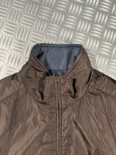 画像をギャラリービューアに読み込む, Prada Sport Black Tab Reversible Padded Brown / Navy Jacket - Medium / Large