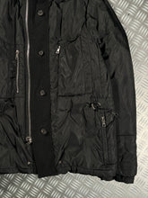 画像をギャラリービューアに読み込む, Early 2000’s Prada Sport Jet Black Padded ‘Inside Out’ Technical Jacket - Medium