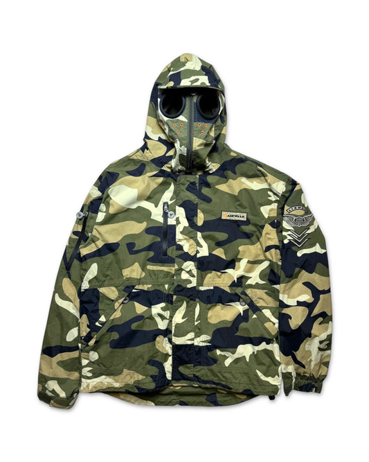 Early 2000's Airwalk Full Zip Face Mask Camo Jacket