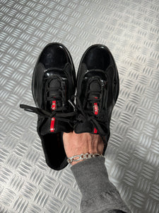 Prada Black Patent American Cups - UK8/8.5 / US9/9.5