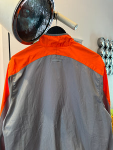 Early 2000’s Nike Orange/Grey 3M Reflective Track Jacket - Large