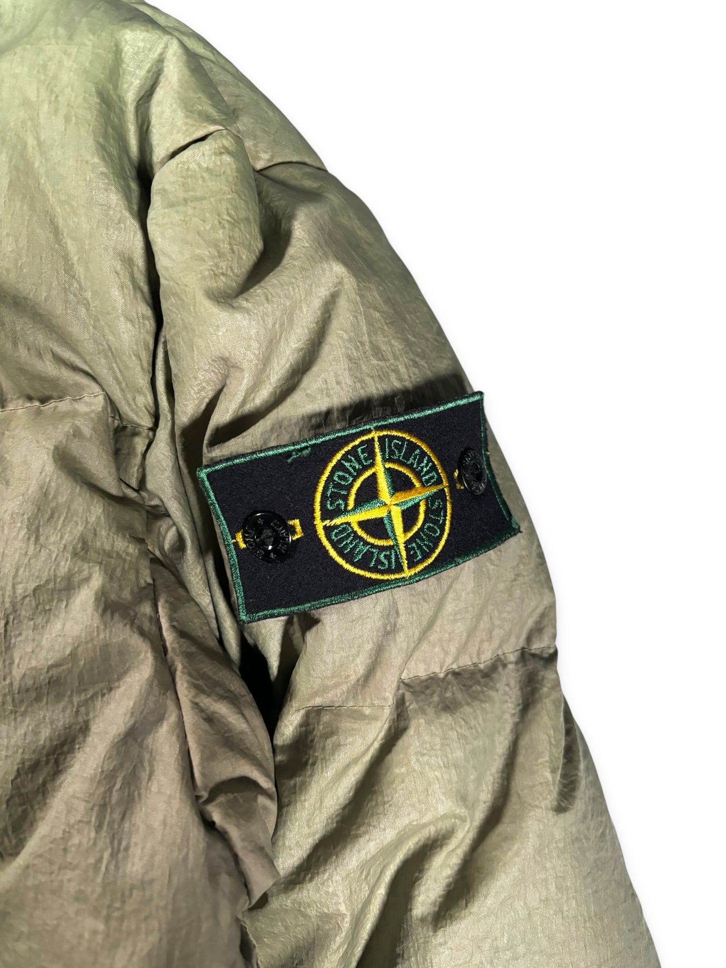 1980's Stone Island Ice Jacket Goose Down With Detachable Balaclava Hood