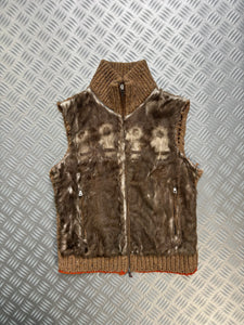 Early 2000's Prada Knitted Fur Vest