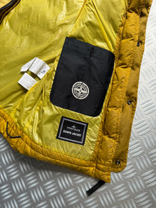 AW08’ Stone Island Opaque Bright Yellow Padded Goose Down Vest -