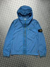 画像をギャラリービューアに読み込む, SS09’ Stone Island Bright Blue Spalmatura Hooded Jacket - Medium / Large