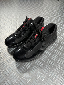 Prada Black Patent American Cups - UK8/8.5 / US9/9.5