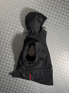 FW99' Prada Sport Packable Hooded Pullover Vest