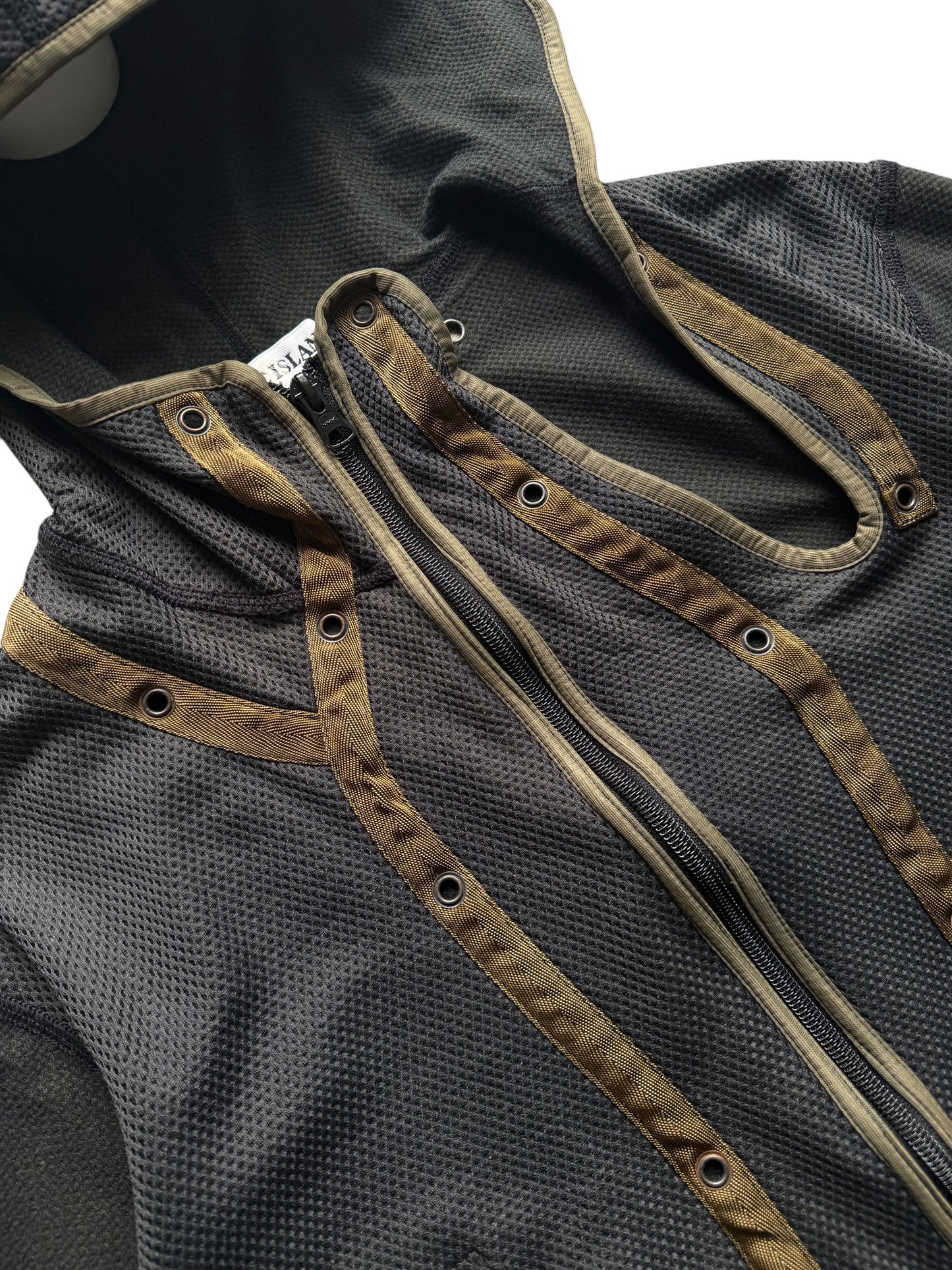 AW00’ Stone Island Asymmetric Zip Dutch Rope Jacket