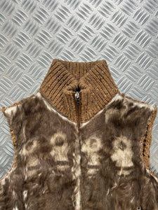 Early 2000's Prada Knitted Fur Vest