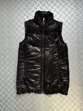 Load image into Gallery viewer, AW07’ Prada Black Tab Padded Reversible Fur/Nylon Vest