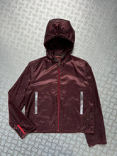 Carica l&#39;immagine nel visualizzatore di Gallery, SS00’ Prada Sport 3M Burgundy Hooded Nylon Jacket