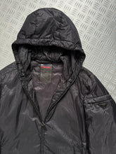 Charger l&#39;image dans la galerie, AW13’ Prada Mainline Padded Rip-Stop Nylon Shimmer Hooded Jacket - Medium / Large