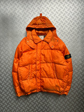 Charger l&#39;image dans la galerie, 1980’s Stone Island Bright Orange Balaclava Hood Ice Jacket - Medium / Large