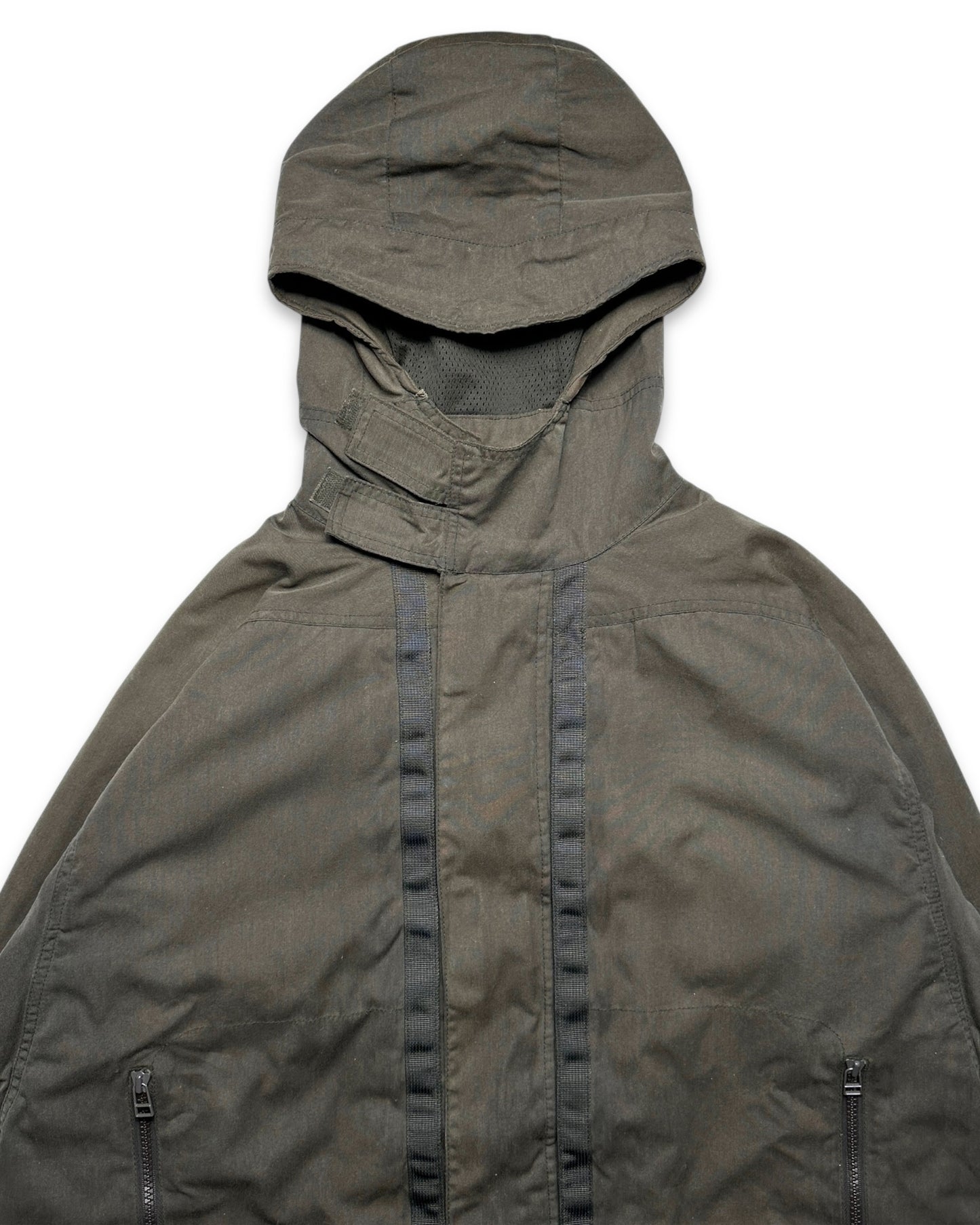 Early 2000’s Levi’s Engineered Dark Khaki Waxed Cotton Stash Pocket Jacket