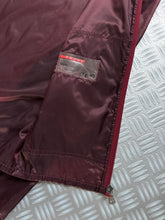 Carica l&#39;immagine nel visualizzatore di Gallery, SS00’ Prada Sport 3M Burgundy Hooded Nylon Jacket