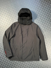 画像をギャラリービューアに読み込む, SS99 Prada Sport Gun Metal Grey/Green 2in1 Padded Jacket - Large / Extra Large