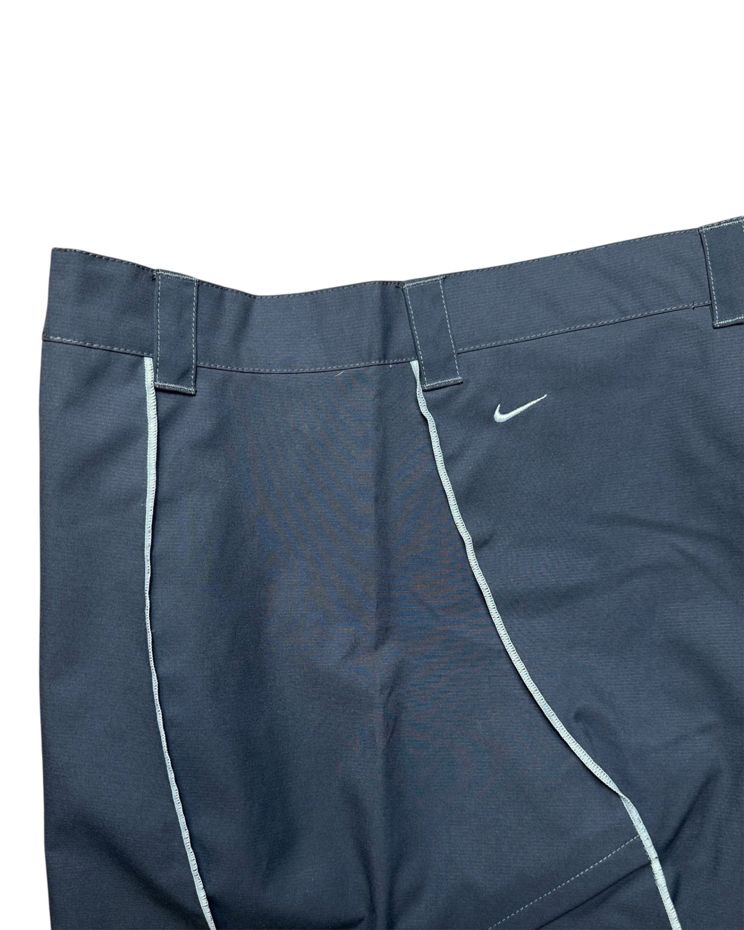 2003 Nike Mobius 'MB1' Overlocked Heavy Nylon Cargo Shorts