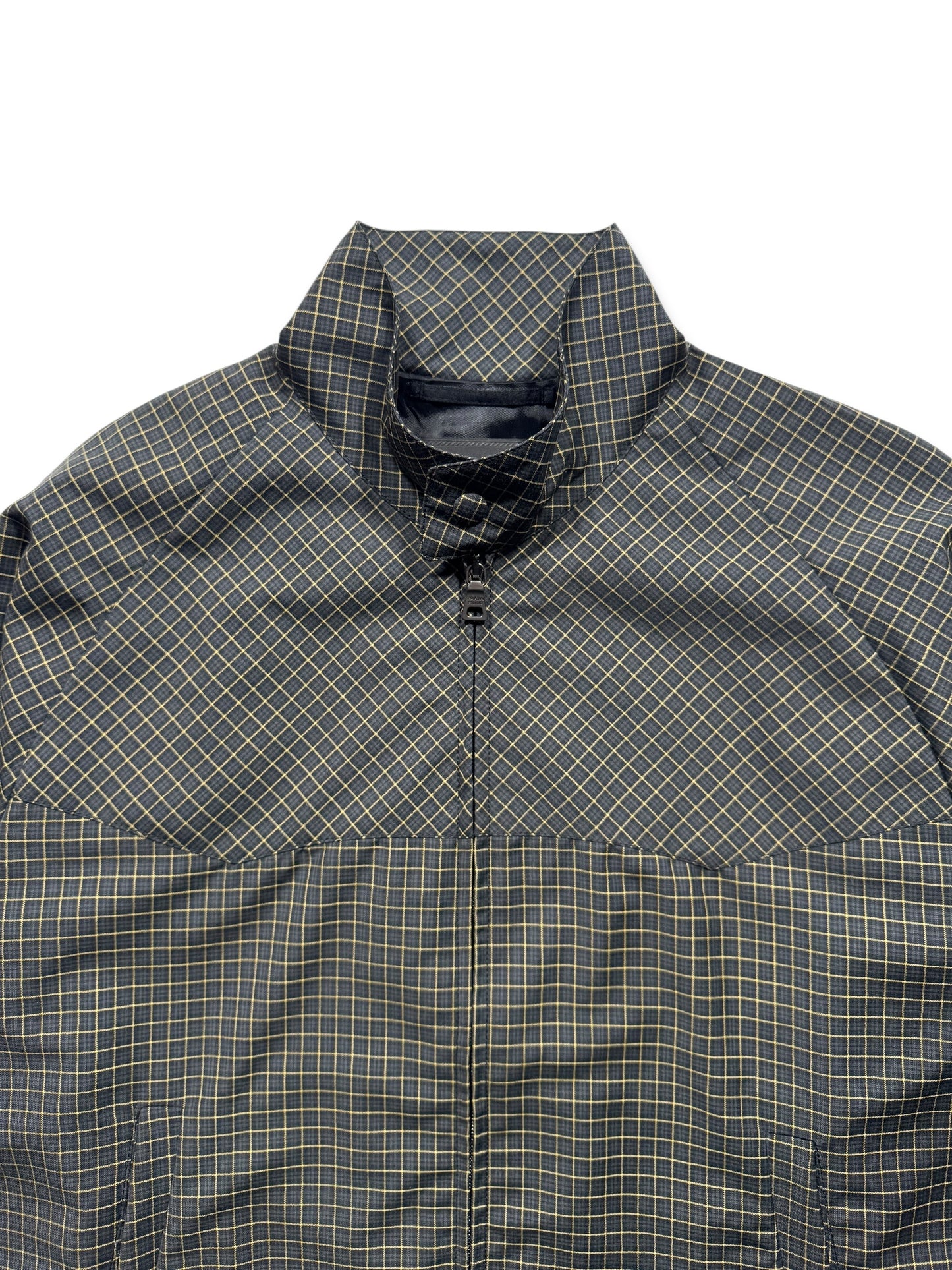 SS17’ Prada Mainline Plaid Harrington Jacket