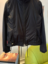 画像をギャラリービューアに読み込む, SS00’ Prada Sport 2in1 Jet Black Goat Fur Lined Jacket/Vest - Womens 6-8