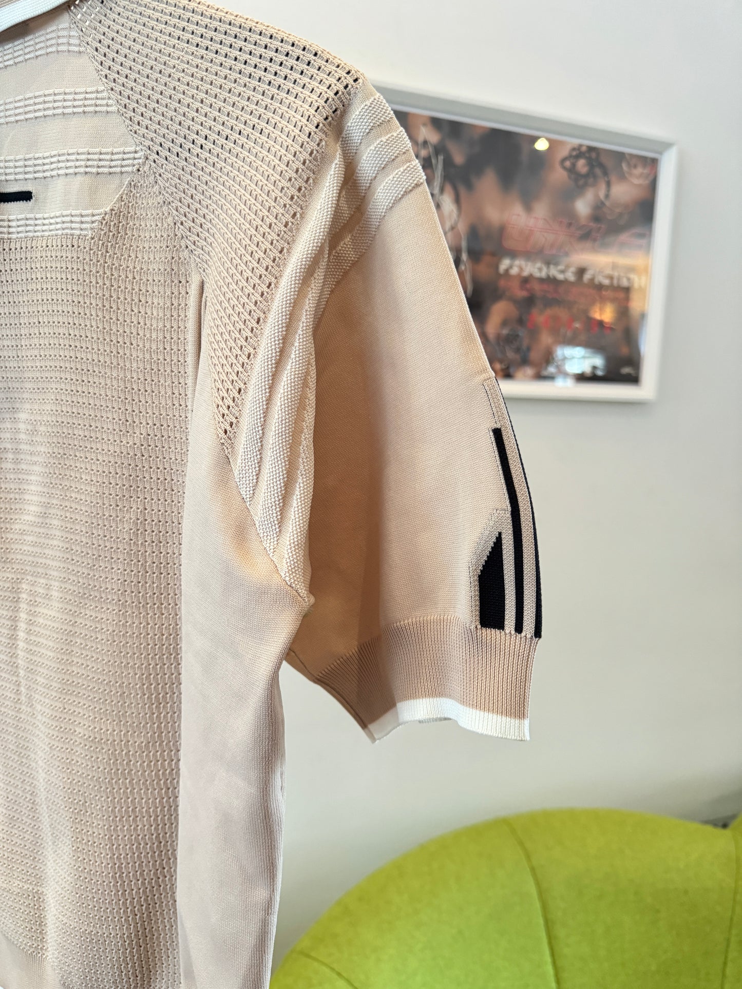 Prada Mainline Sport-Knit Polo Top